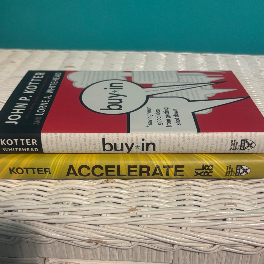 Kotter Book Set - creating Change - Buy In and Accelerate
